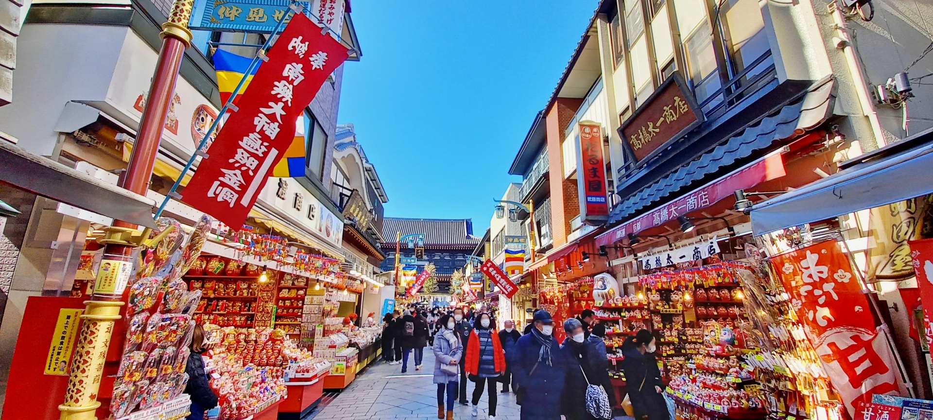 川崎大師仲見世通り